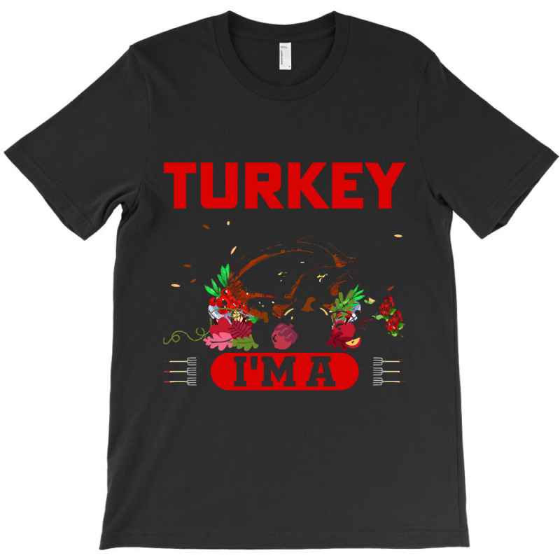 Thanksgiving Turkey I Don't See Any Turkey I'm A Flamingo T-shirt | Artistshot