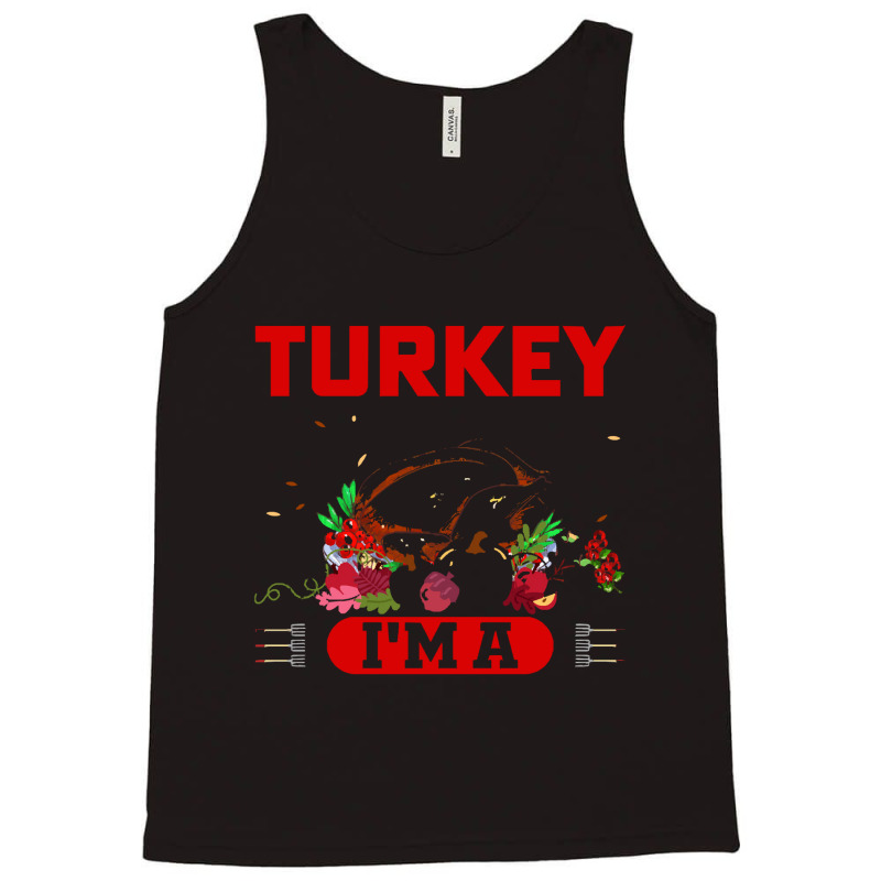 Thanksgiving Turkey I Don't See Any Turkey I'm A Flamingo Tank Top | Artistshot