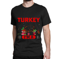 Thanksgiving Turkey I Don't See Any Turkey I'm A Flamingo Classic T-shirt | Artistshot