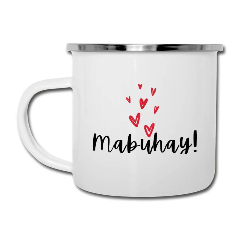 Ofw Mabuhay Love Hearts Statement Camper Cup | Artistshot