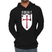 Deus Vult God Wills It Crusader Meme Lightweight Hoodie | Artistshot