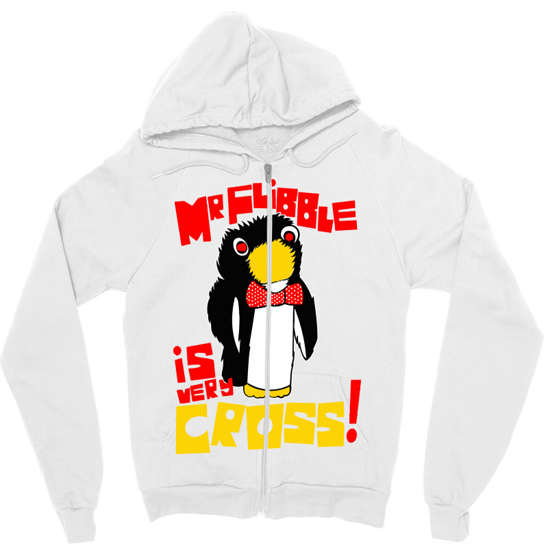 Mr Flibble Is Very Cross Zipper Hoodie | Artistshot