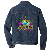 No Time To Hate Men Denim Jacket | Artistshot