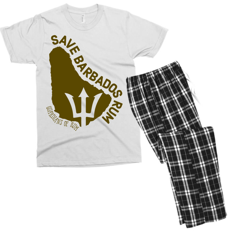 The Save Barbados Rum Men's T-shirt Pajama Set | Artistshot