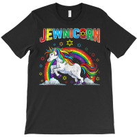 Jewnicorn Jewish Unicorn Hanukkah Chanukah T-shirt | Artistshot