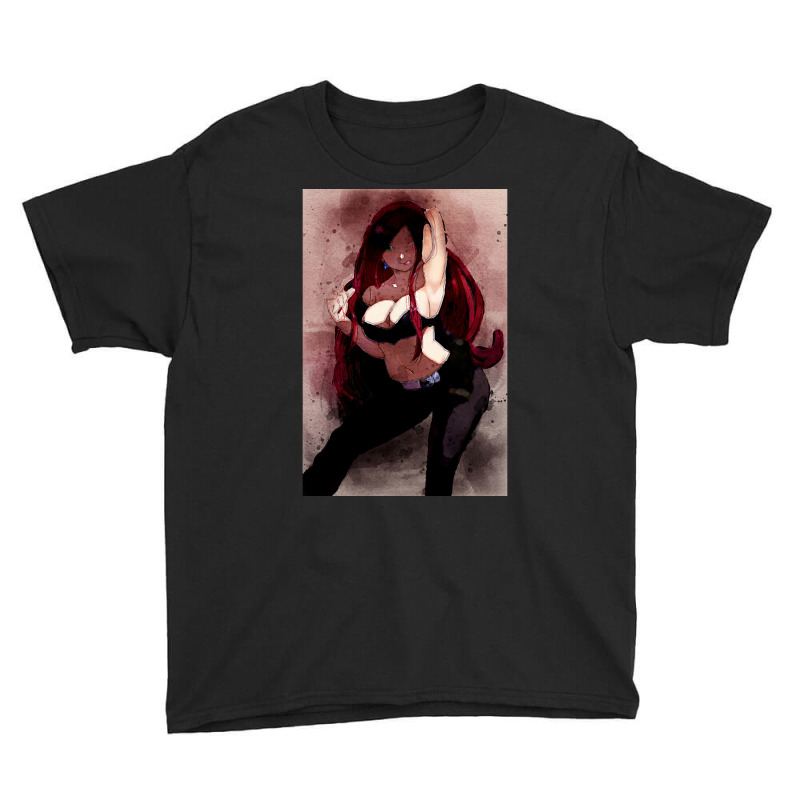 Katarina Anime Watercolor Youth Tee by guppiessetting | Artistshot