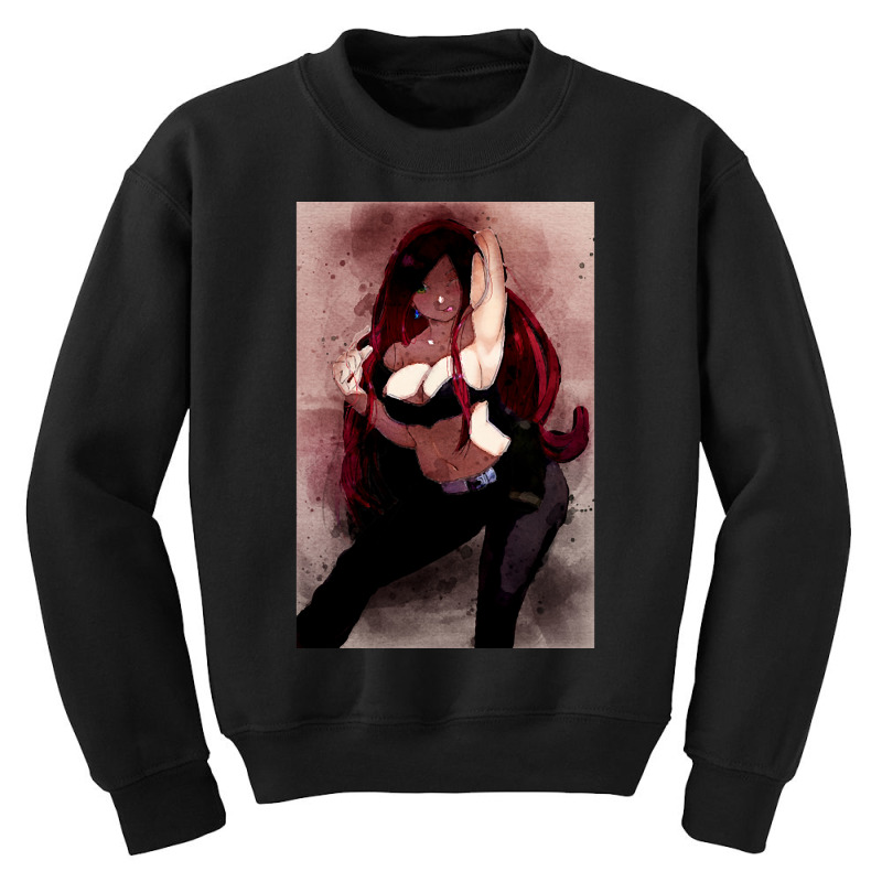 Katarina Anime Watercolor Youth Sweatshirt by guppiessetting | Artistshot