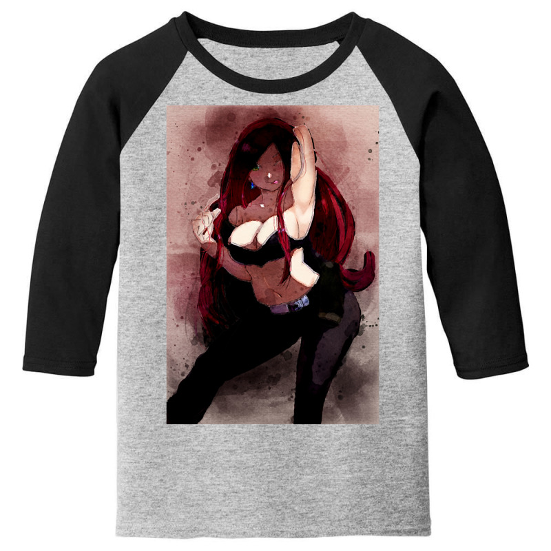 Katarina Anime Watercolor Youth 3/4 Sleeve by guppiessetting | Artistshot