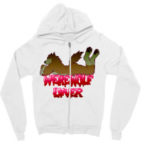 Werewolf Lover (candy) Zipper Hoodie | Artistshot