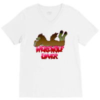 Werewolf Lover (candy) V-neck Tee | Artistshot