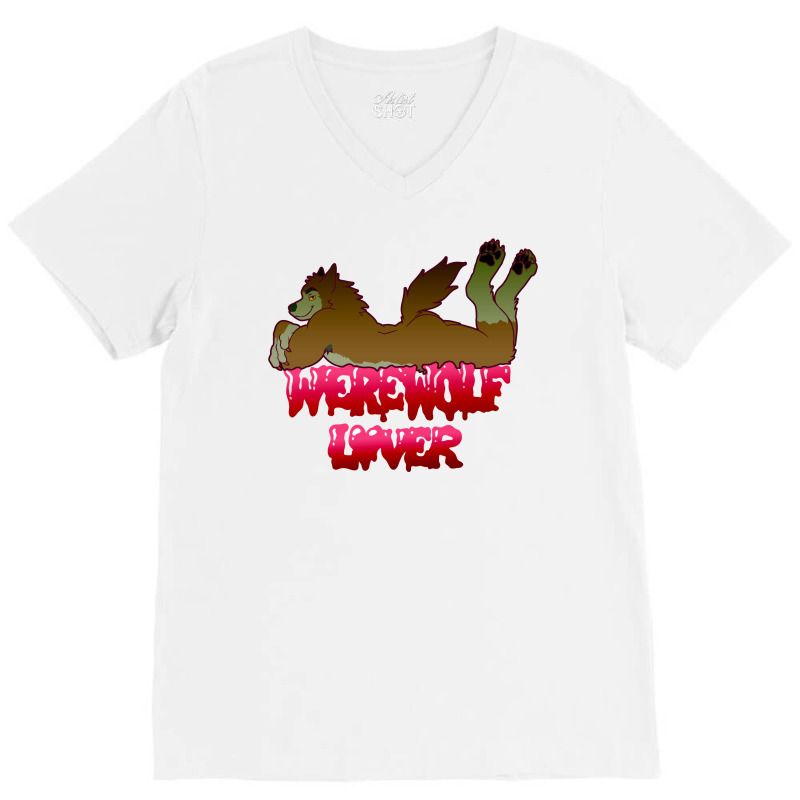 Werewolf Lover (candy) V-neck Tee | Artistshot