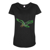 Birds - Its Electric Maternity Scoop Neck T-shirt | Artistshot