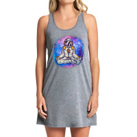 Yoga Meditating Astronaut In The Galaxy Lotus Meditation Tank Top Tank Dress | Artistshot