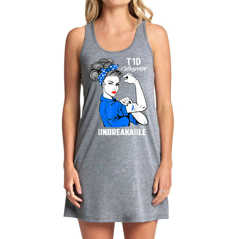 Aa T1d Type 1 Diabetes Awareness Type 1 Diabetes Tank Dress by Posh | Artistshot