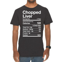 Chopped Liver Nutrition Facts Jewish Kosher Food Hanukkah Vintage T-shirt | Artistshot