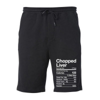 Chopped Liver Nutrition Facts Jewish Kosher Food Hanukkah Fleece Short | Artistshot