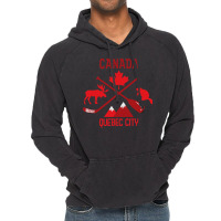 Quebec City Canada Product Vintage Hoodie | Artistshot