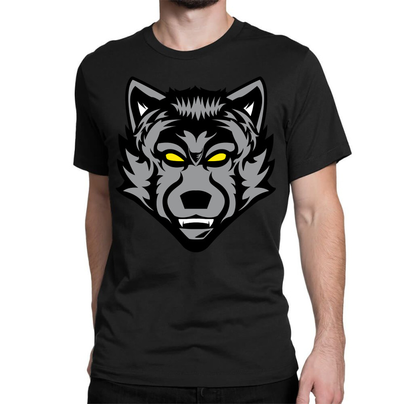 Thriller Wolf Classic T-shirt by atereabag | Artistshot