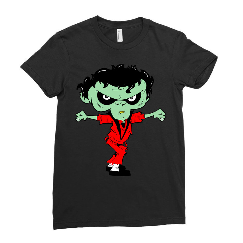 Thriller-bqxmf Ladies Fitted T-Shirt by atereabag | Artistshot