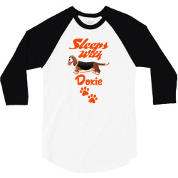 Sleeps With Doxie 3/4 Sleeve Shirt | Artistshot