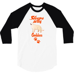 Sleeps With Golden 3/4 Sleeve Shirt | Artistshot