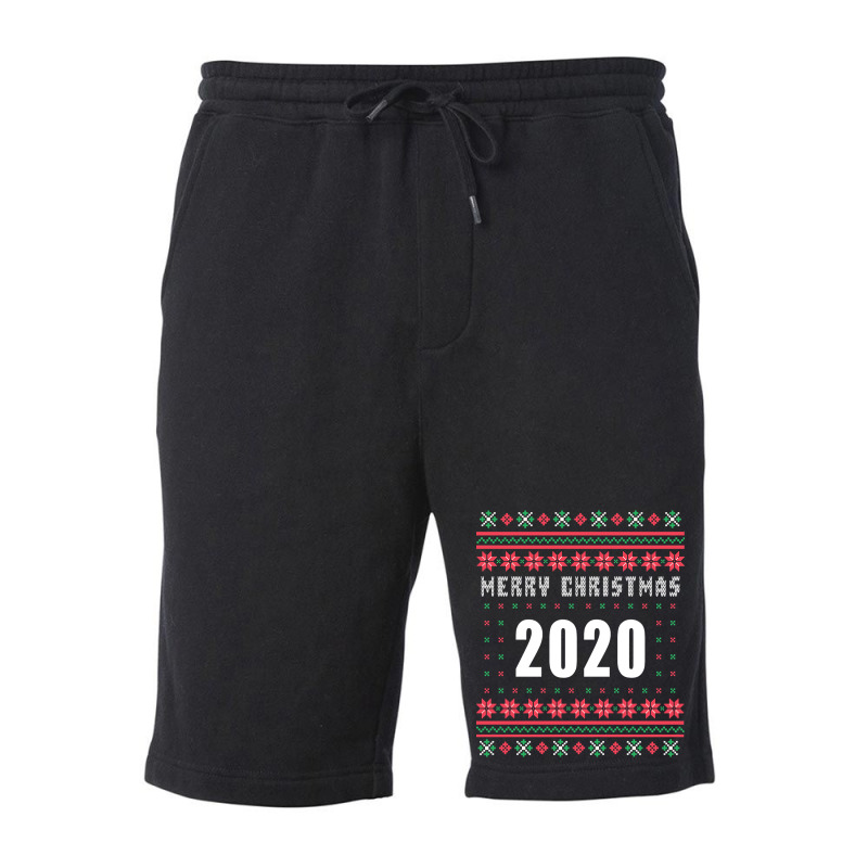 Merry Christmas 2020 Theme Pattern Fleece Short | Artistshot