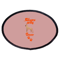 Sleeps With Boxer Oval Patch | Artistshot