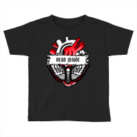 Punk Aesthetic Death Moth- I'm Dead Inside Gothic Moth Skull Head Toddler T-shirt | Artistshot