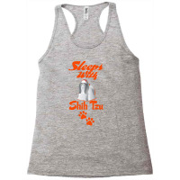 Sleeps With Shih Tzu Racerback Tank | Artistshot