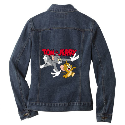 Tom & Jerry Denim Jacket, Women's Fashion, Coats, Jackets and