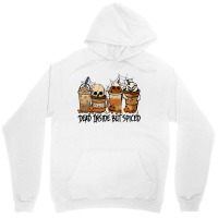 Dead Inside But Spiced Pumpkin Halloween Spooky Season Ghost Pullover Unisex Hoodie | Artistshot