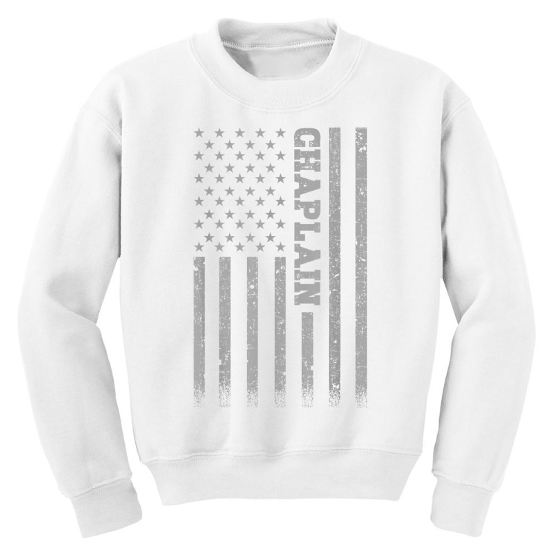 Chaplain American Flag T Shirt Youth Sweatshirt by cm-arts | Artistshot