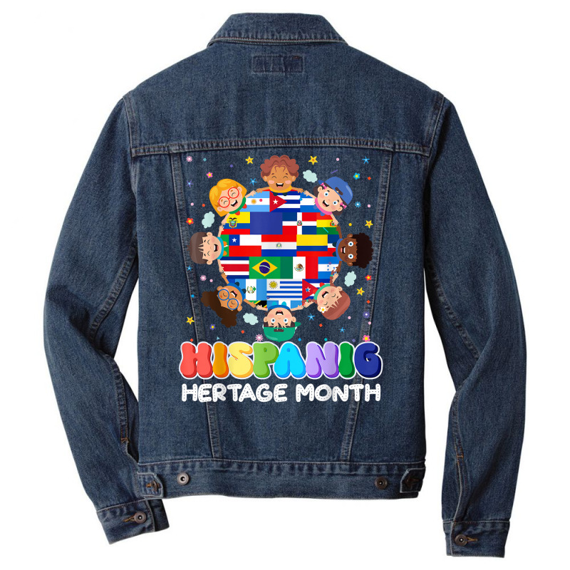 Hispanic Heritage Month Latin American Flag Kids Boys Girls T Shirt Men Denim Jacket by cm-arts | Artistshot