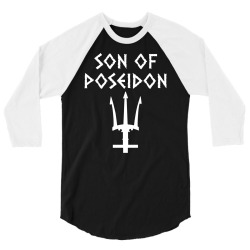 Son of Poseidon 3/4 Sleeve Shirt | Artistshot