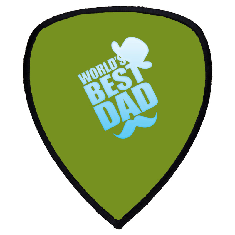 World's Best Dad Ever Shield S Patch | Artistshot