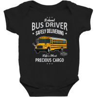 School Bus Driver Safely Delivering Precious Kids Baby Bodysuit | Artistshot