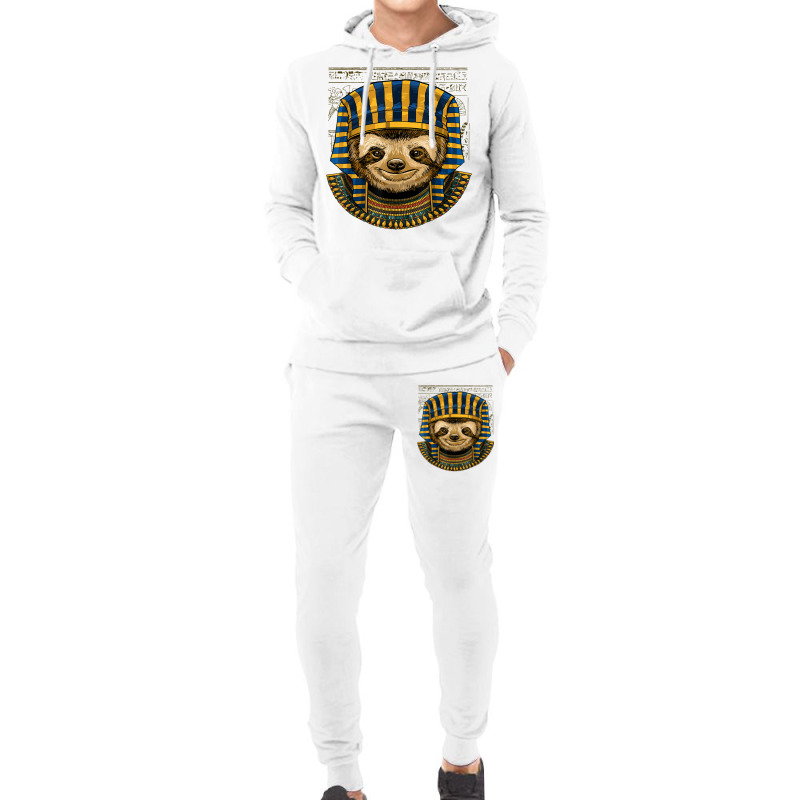 Sloth Egyptian Pharaoh Historian Archaeologist T Shirt Hoodie & Jogger Set | Artistshot