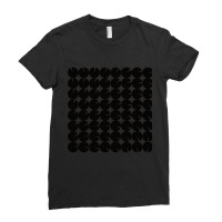 Geometric Exploration Ii - Time And Movement (inverted Colors) Ladies Fitted T-shirt | Artistshot