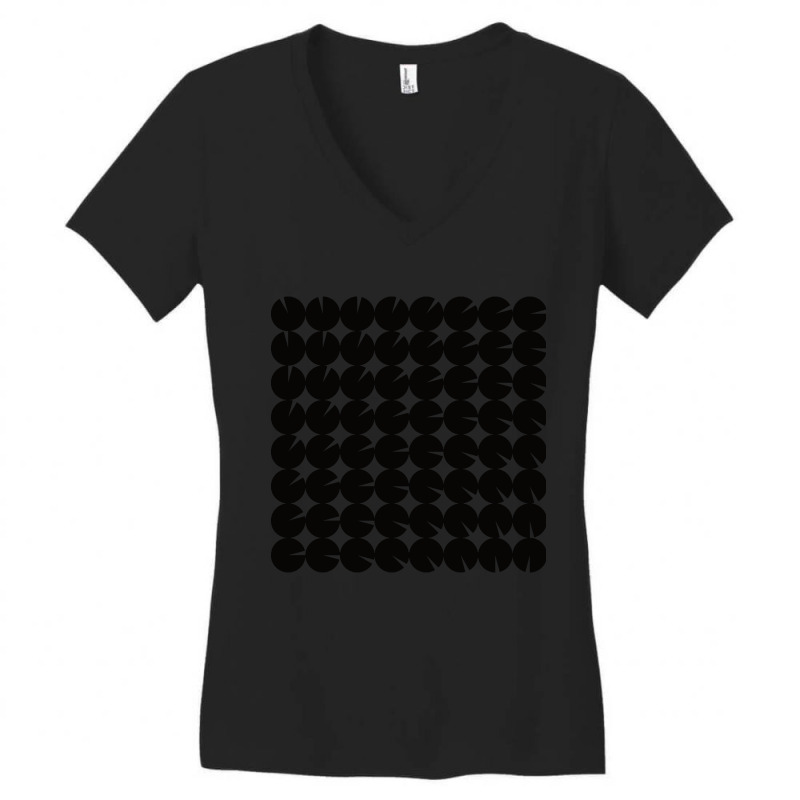 Geometric Exploration Ii - Time And Movement (inverted Colors) Women's V-Neck T-Shirt by behindcedar22 | Artistshot