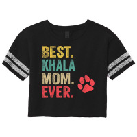 Best Khala  Mom Ever Vintage Women Mother Dog Lover T Shirt Scorecard Crop Tee | Artistshot