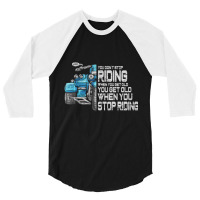 Motorcycle Trike Motortrike Three Wheeler Biker Quote 3/4 Sleeve Shirt | Artistshot