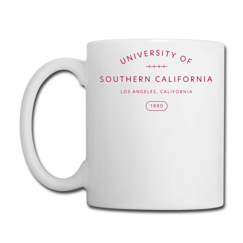 Usc Womens Cardinal 1880 Los Angeles California V-neck Coffee Mug | Artistshot