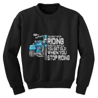 Motorcycle Trike Motortrike Three Wheeler Biker Quote Youth Sweatshirt | Artistshot