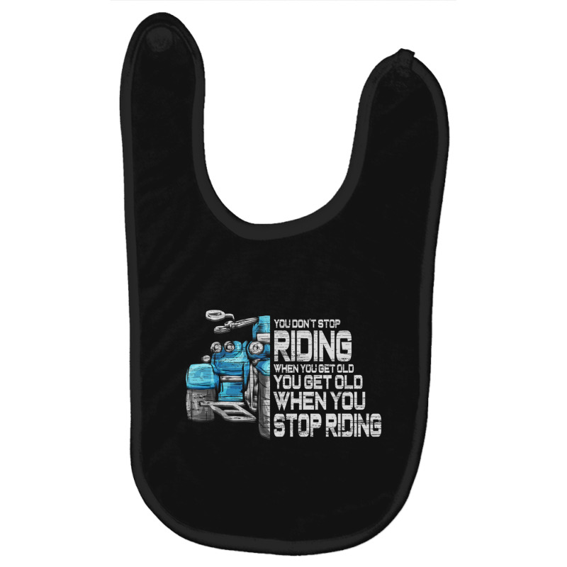 Motorcycle Trike Motortrike Three Wheeler Biker Quote Baby Bibs by cm-arts | Artistshot