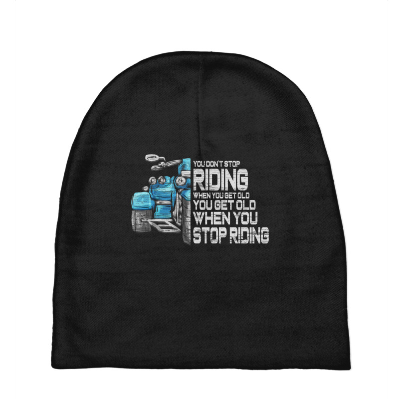 Motorcycle Trike Motortrike Three Wheeler Biker Quote Baby Beanies by cm-arts | Artistshot