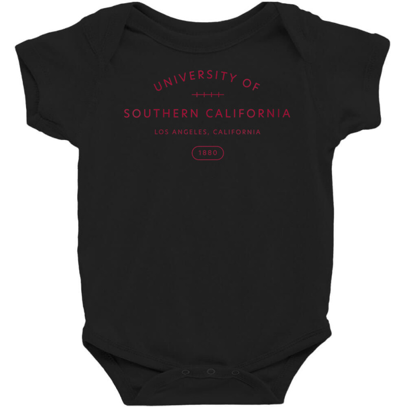 Usc Womens Cardinal 1880 Los Angeles California V-neck Baby Bodysuit | Artistshot