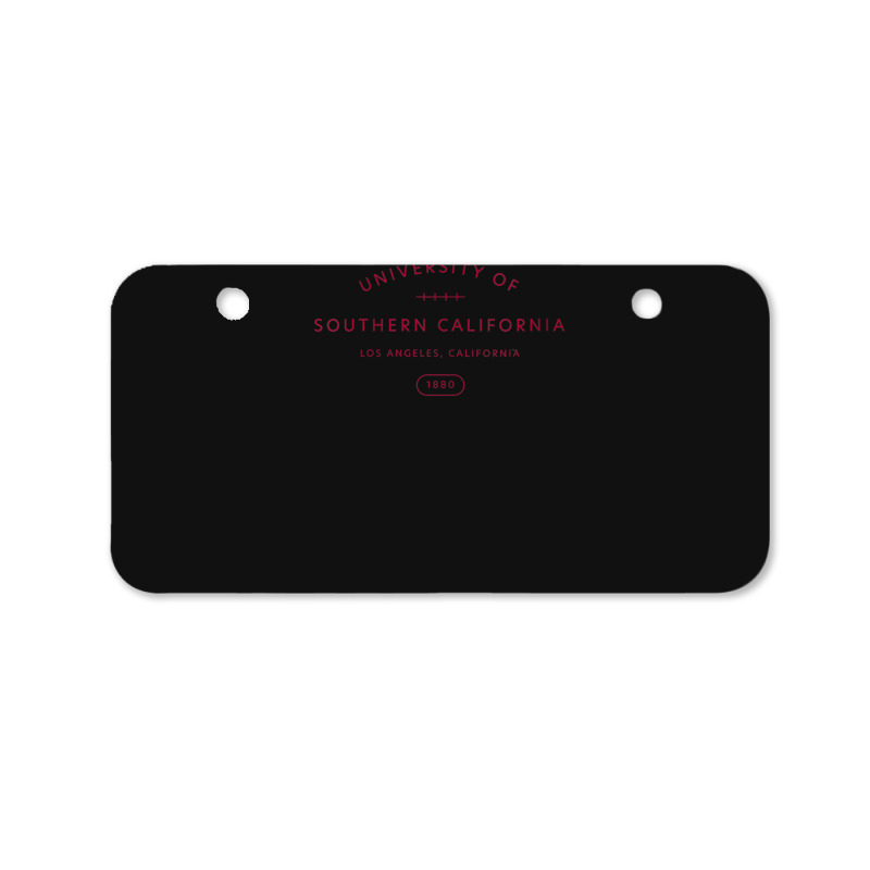 Usc Womens Cardinal 1880 Los Angeles California V-neck Bicycle License Plate | Artistshot