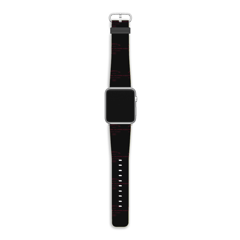 Usc Womens Cardinal 1880 Los Angeles California V-neck Apple Watch Band | Artistshot