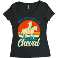 Horseman Rider Horses Vintage I Have A Horse Women's Triblend Scoop T-shirt | Artistshot