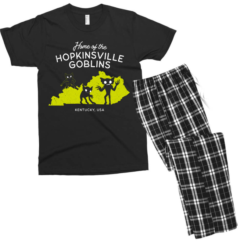 Home Of The Hopkinsville Goblins, Kentucky Usa, Home, Of The Hopkinsvi Men's T-shirt Pajama Set | Artistshot